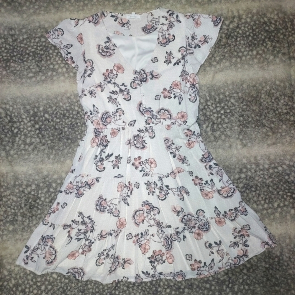 Floral mini dress
